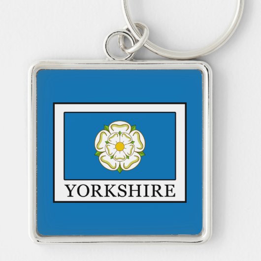 Yorkshire County England Sleutelhanger (Voorkant)