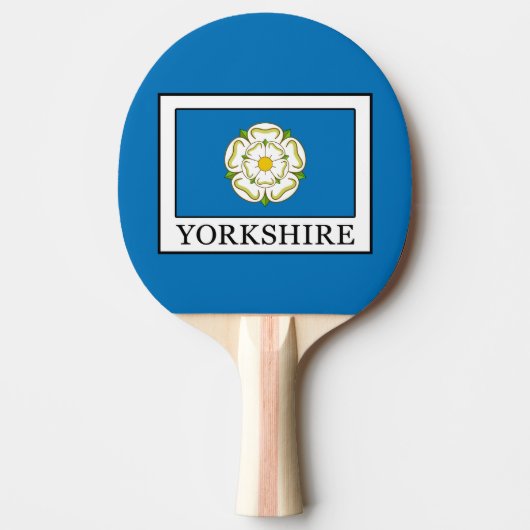 Yorkshire County England Tafeltennisbatje (Voorkant)