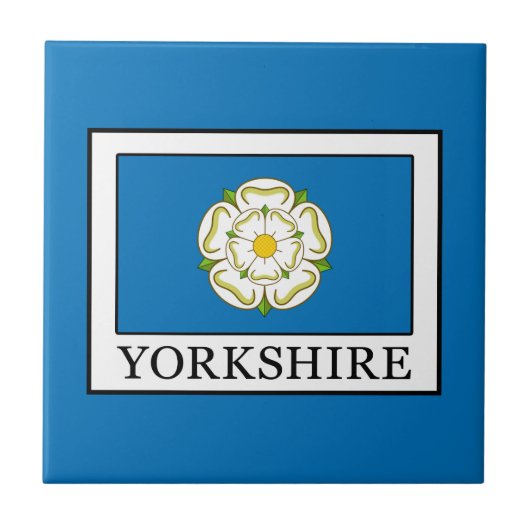 Yorkshire County England Tegeltje (Voorkant)