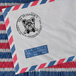 Yorkshire Custom Family Return-adres Rubberstempel