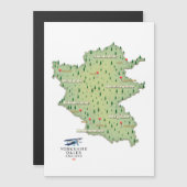 Yorkshire Dales England-kaart (Voorkant / Achterkant)