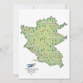 Yorkshire Dales England-kaart (Voorkant)