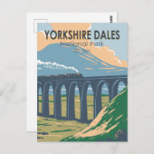 Yorkshire Dales National Park England  Briefkaart (Voorkant / Achterkant)