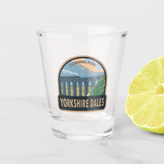 Yorkshire Dales National Park England  Shot Glas (Voorkant)