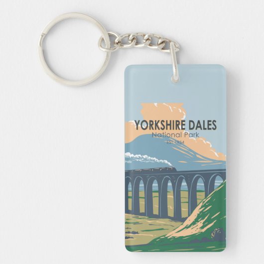 Yorkshire Dales National Park England  Sleutelhanger (Voorkant)