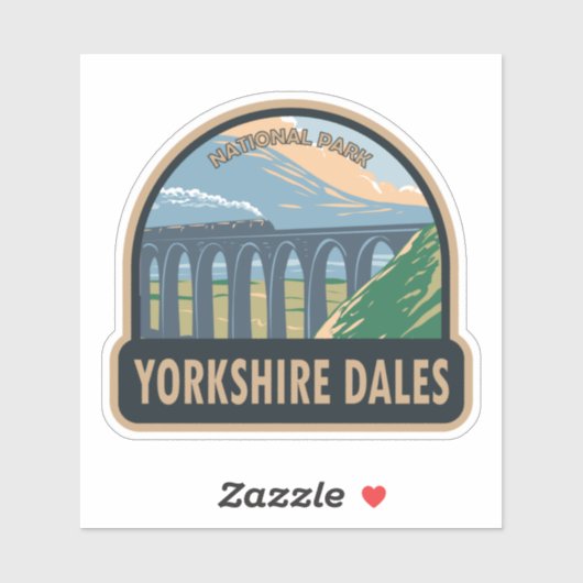 Yorkshire Dales National Park England  Sticker (Vel)