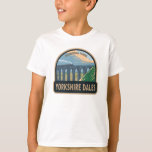 Yorkshire Dales National Park England T-shirt<br><div class="desc">Yorkshire Dales ontwerp vectorillustraties. Het park omvat duizenden vierkante mijlen moeren, dalen, heuvels en dorpen.</div>