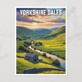 Yorkshire Dales National Park England Travel Briefkaart