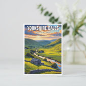 Yorkshire Dales National Park England Travel Briefkaart (Staand voorkant)