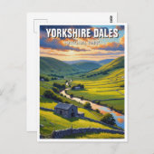 Yorkshire Dales National Park England Travel Briefkaart (Voorkant / Achterkant)