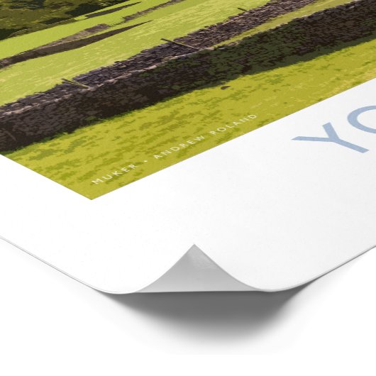 Yorkshire Dales Railway Poster (Hoek)