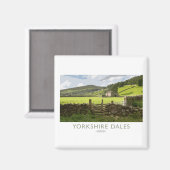 Yorkshire Dales Railway Poster Magneet (Voorkant / Achterkant)