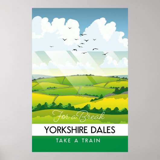 Yorkshire Dales-reisposter. Poster (Voorkant)