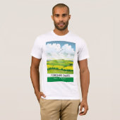 Yorkshire Dales reisposter. T-shirt (Voorkant volledig)