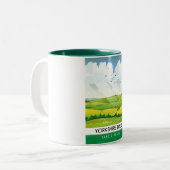 Yorkshire Dales reisposter. Tweekleurige Koffiemok (Voorkant links)