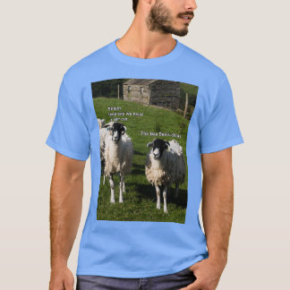 Yorkshire Dales Swaledale schaap heeft kaphaar nod T-shirt