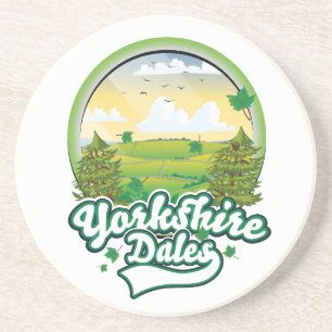Yorkshire Dales Travel logo Zandsteen Onderzetter