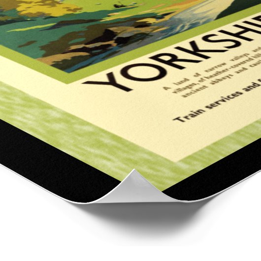 Yorkshire Dales Travel Poster (Hoek)