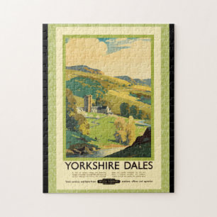 Yorkshire Dales Travel Poster Puzzle Legpuzzel