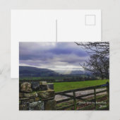 Yorkshire Dales van het briefkaart Bolton Castle (Voorkant / Achterkant)