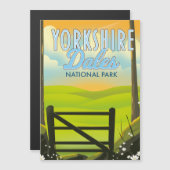 Yorkshire dales vintage-poster (Voorkant / Achterkant)
