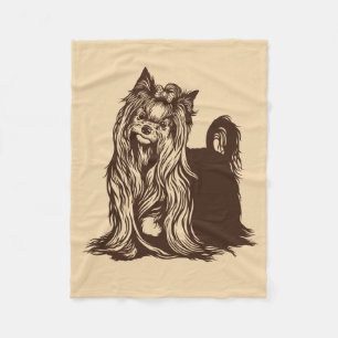 yorkshire dooder fleece deken