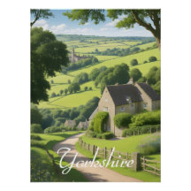 Yorkshire Engeland Reisposter