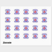 Yorkshire England Ronde Sticker (Vel)