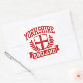 Yorkshire England Vierkante Sticker (Envelop)