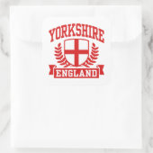 Yorkshire England Vierkante Sticker (Tas)