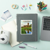 Yorkshire, Fountains Abbey, Sticker (iPad Cover)