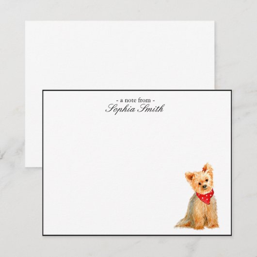 Yorkshire geweldige flater bedankkaart (Voorkant / Achterkant)