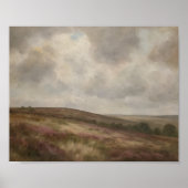 Yorkshire Heide Moorland Poster (Voorkant)