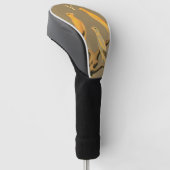 Yorkshire kanarie vogels - golfheadcover (Schuin)