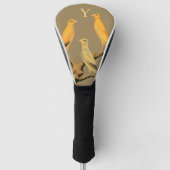 Yorkshire kanarie vogels - golfheadcover (Voorkant)