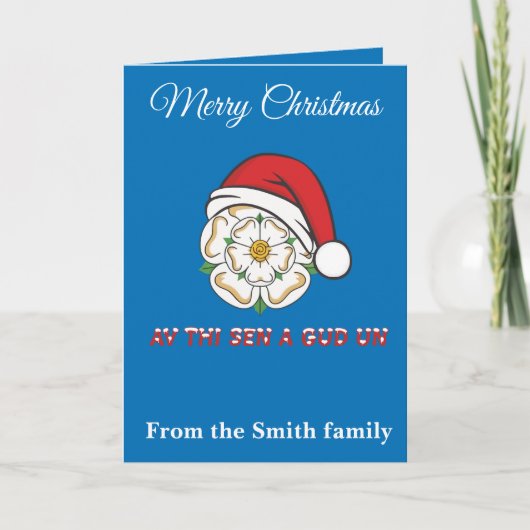 Yorkshire Kerst Dit Is Een Goede Kaart (Voorkant)