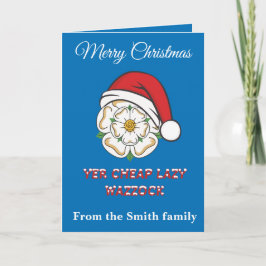Yorkshire Kerstmis Je Goedkope Luie Wazzock Kaart