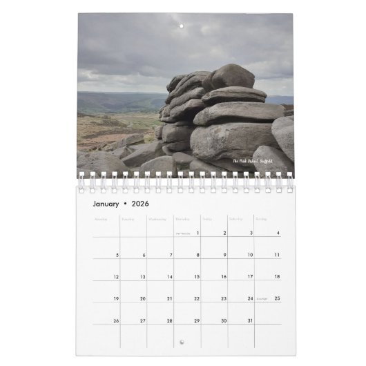 Yorkshire landschap 2024 kalender (Jan 2026)