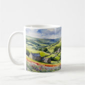 "Yorkshire Meadowsong" Landschap Yorkshire Dales Koffiemok (Links)