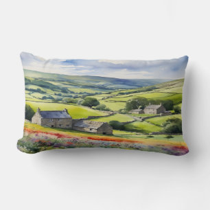"Yorkshire Meadowsong" Landschap Yorkshire Dales Kussen