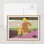 Yorkshire Moors Briefkaart (Voorkant / Achterkant)