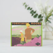Yorkshire Moors Briefkaart (Staand voorkant)