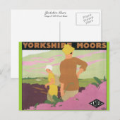 Yorkshire Moors Briefkaart (Voorkant / Achterkant)