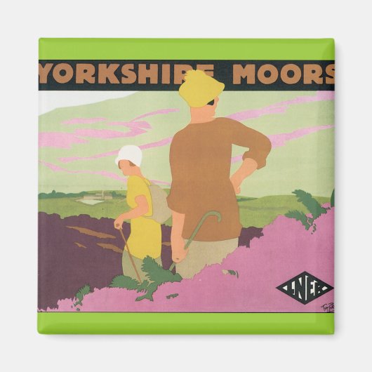 Yorkshire Moors Magneet (Voorkant)
