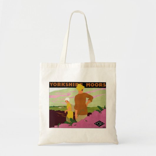 Yorkshire Moors Tote Bag (Voorkant)