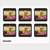 Yorkshire Moors Vierkante Sticker (Vel)