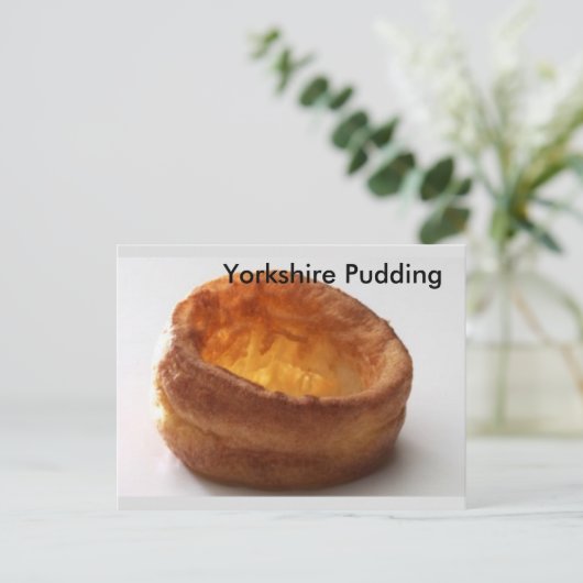Yorkshire Pudding Briefkaart (Staand voorkant)