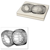 Yorkshire Pudding England UK British Food Popover Rubberstempel (Gestempeld)