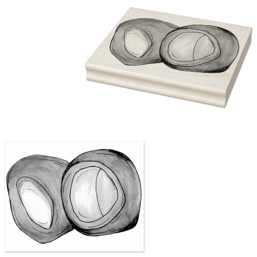 Yorkshire Pudding England UK British Food Popover Rubberstempel (Gestempeld)