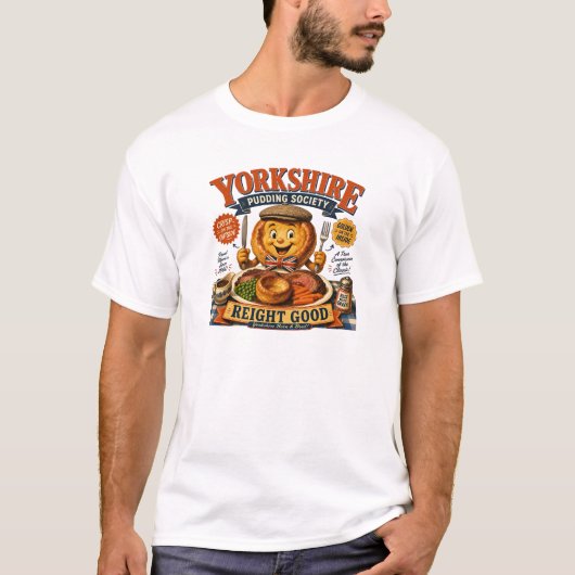 Yorkshire Pudding Society Reight Good T-shirt (Voorkant)